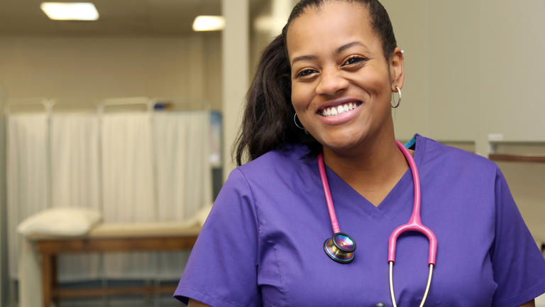 Image of smiling nurse