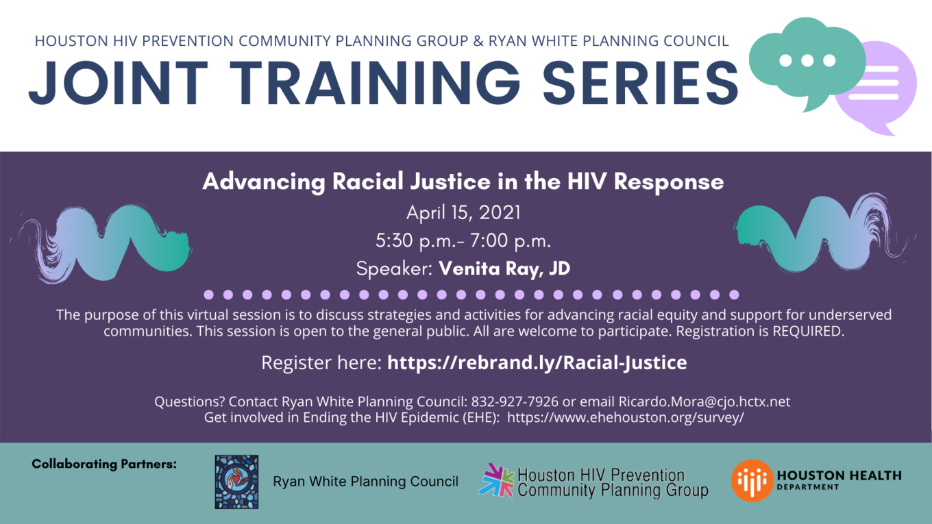 EHE training: Advancing racial justice in the HIV response 